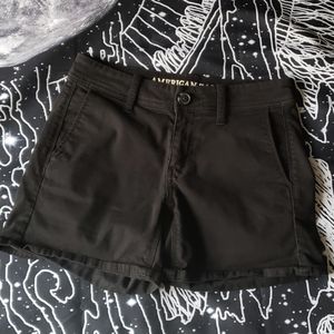 [donating soon] American Eagle Super Stretch Black Midi Shorts